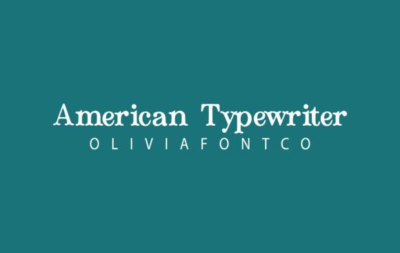 American Typewriter: The Authentic Font with a Romantic Touch
