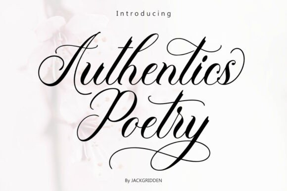 Authenticspoetry: Elevating Design with Elegant Typography