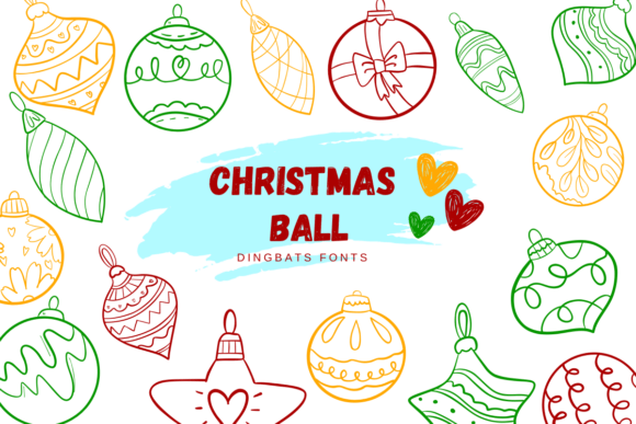 Christmas Ball Font: Elevate Holiday Designs