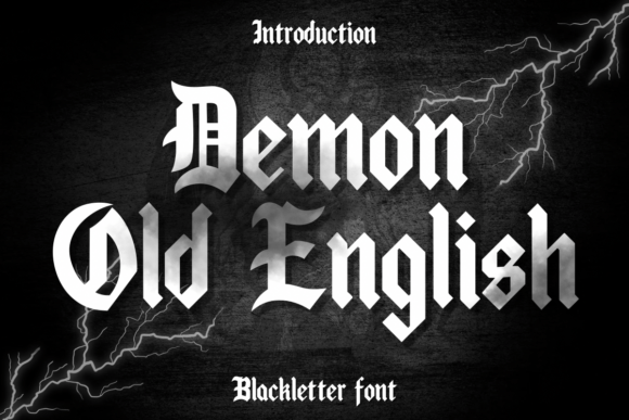 Demon Old English: The Blackletter Font for Modern Design