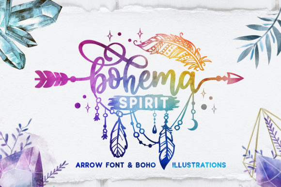 Discover the Allure of Bohema Spirit Typography