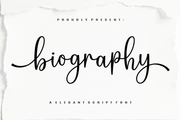 Elevate Your Visual Identity with the Biography Script Font