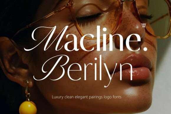 Macline Berilyn: A Serif & Sans-Serif Pairing for Luxury Branding