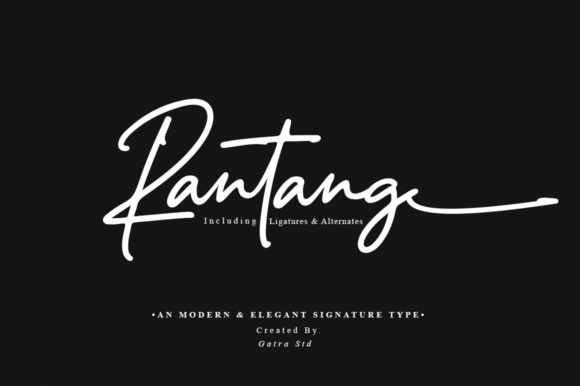 Rantang: A Stylish Script Font for Modern Design