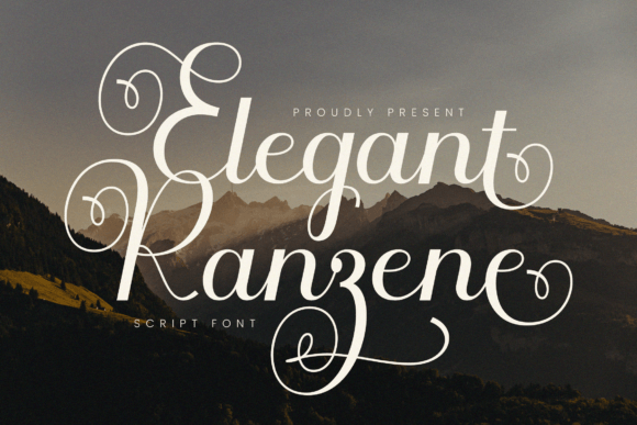 Ranzene: The Calligraphy Font for Elegant Design