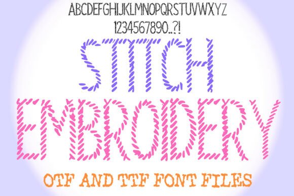 Stitch Embroidery Typography: A Designer's Textured Toolkit