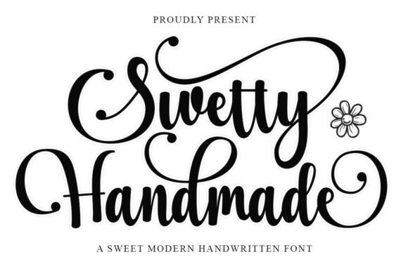Sweetty Handmade: A Modern Calligraphy Font for Elegant Designs